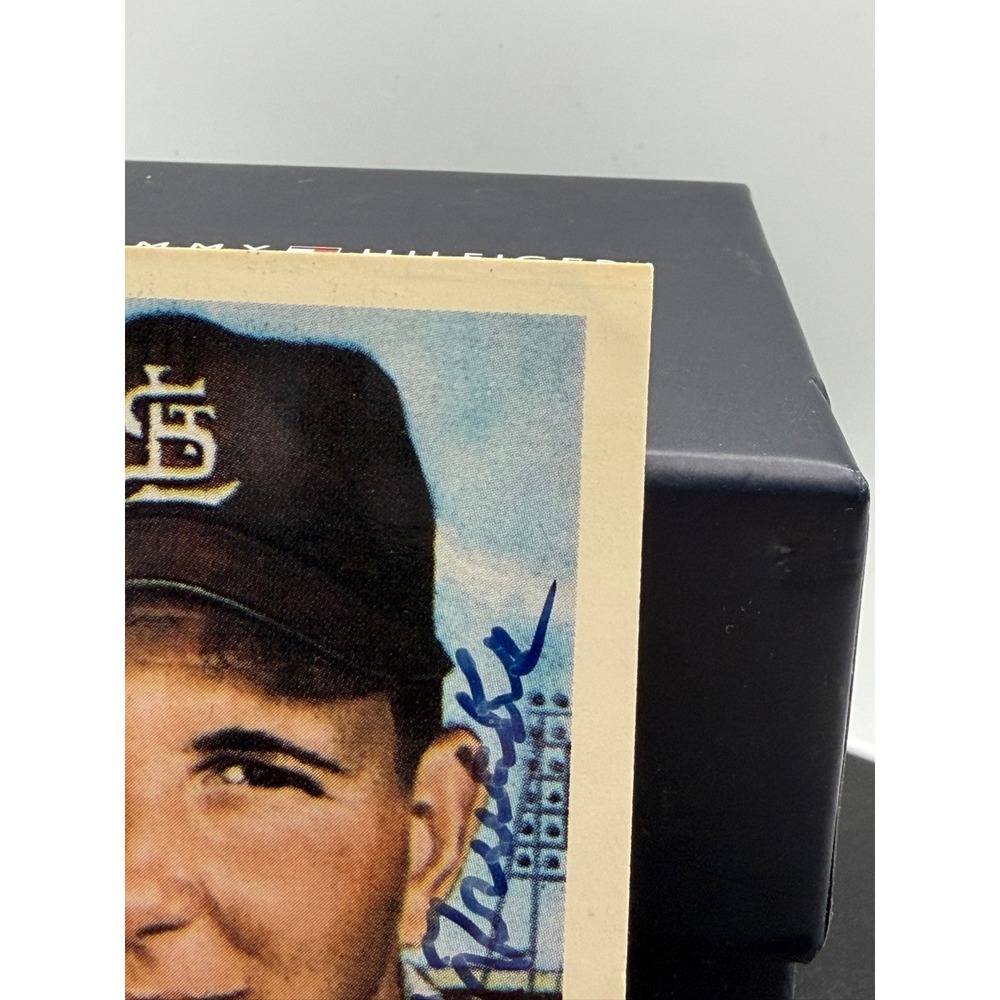 1991 Topps Archives 1953 Reprint #96 Virgil Trucks Signed St. Louis Browns